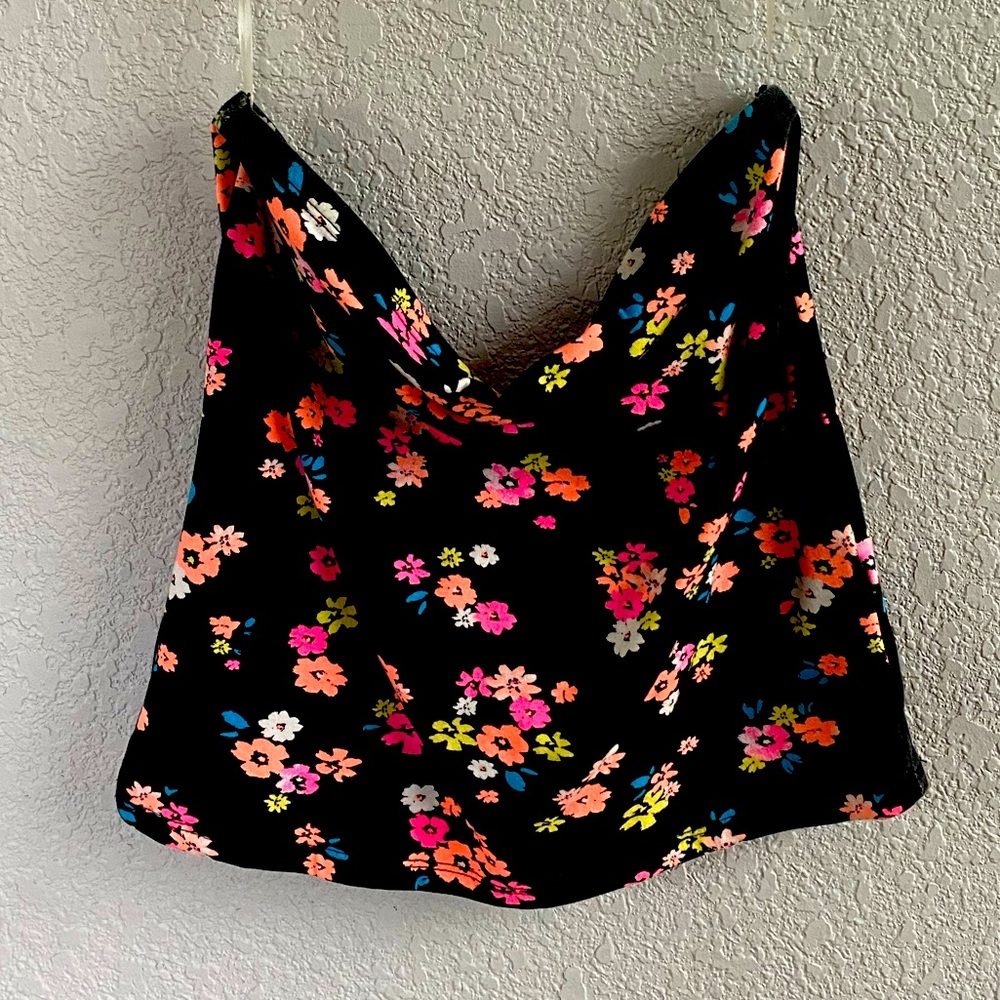 Y2K Multicolor flower tube top